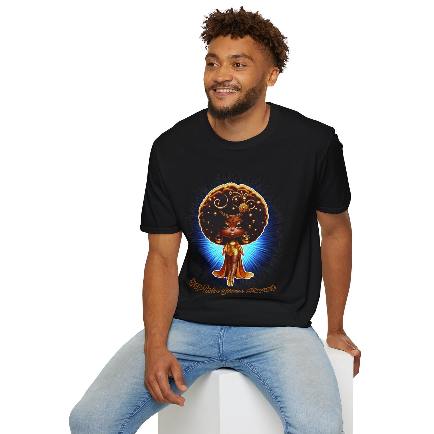 "Step Into Your Power" Unisex Softstyle T-Shirt