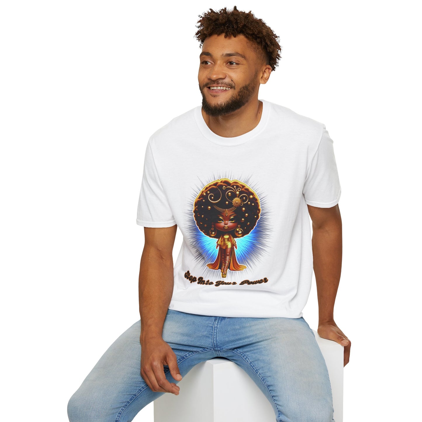 "Step Into Your Power" Unisex Softstyle T-Shirt