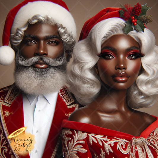 STOCK PHOTOS - MR. & MRS. CLAUS (SET OF 20)