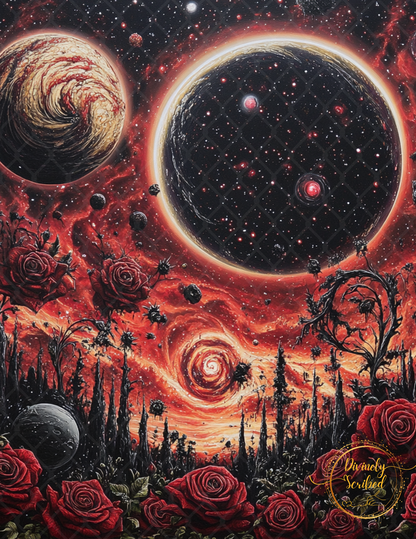 Black Roses & Red Moon Junk Journal Pages Vol. 1