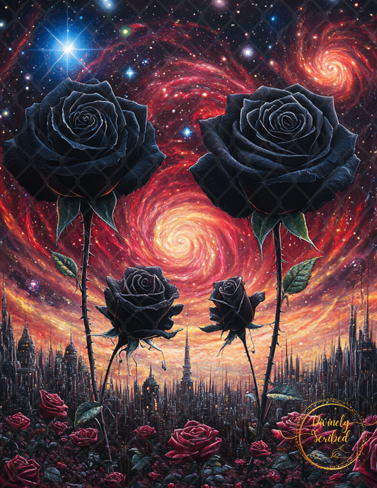 Black Roses & Red Moon Junk Journal Pages Vol. 1