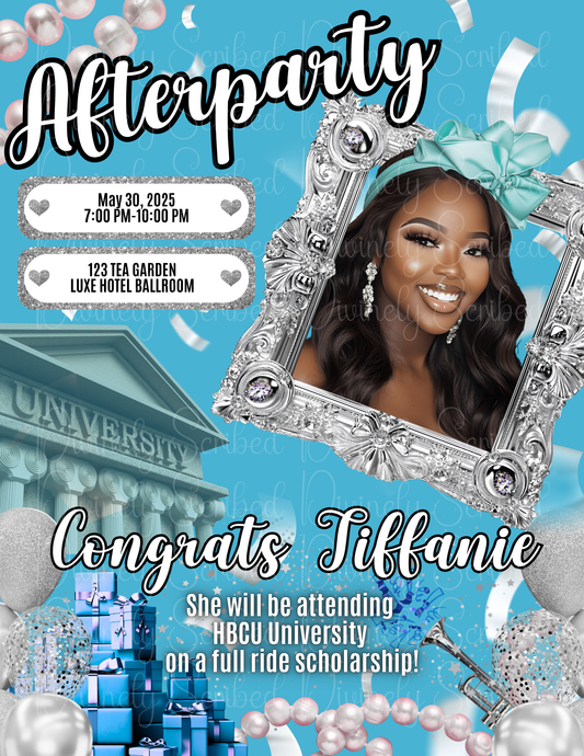 🎓 Luxe & Learned™ 2025 Graduation Digital Bundle – Editable Canva Templates + Bonus Elements