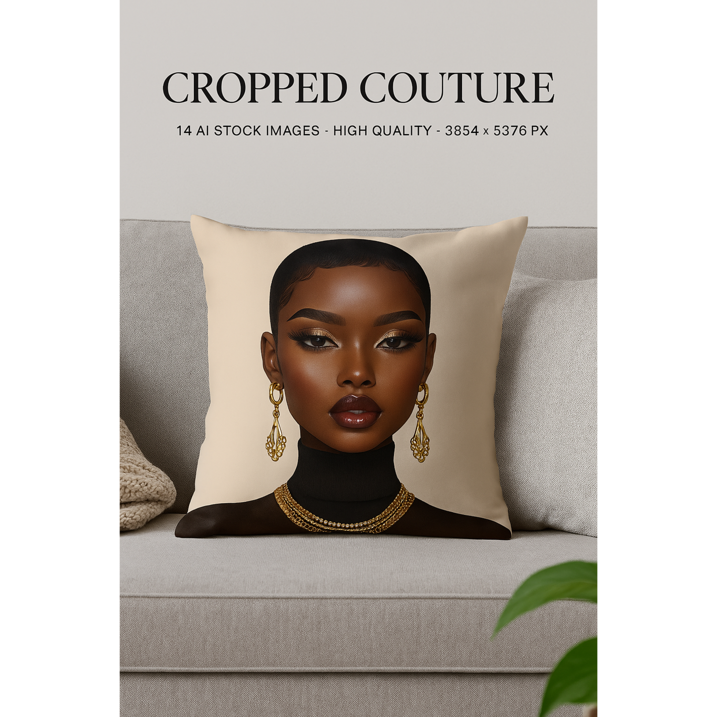 Cropped Couture Set of 14 AI Stock Photos-Digital File
